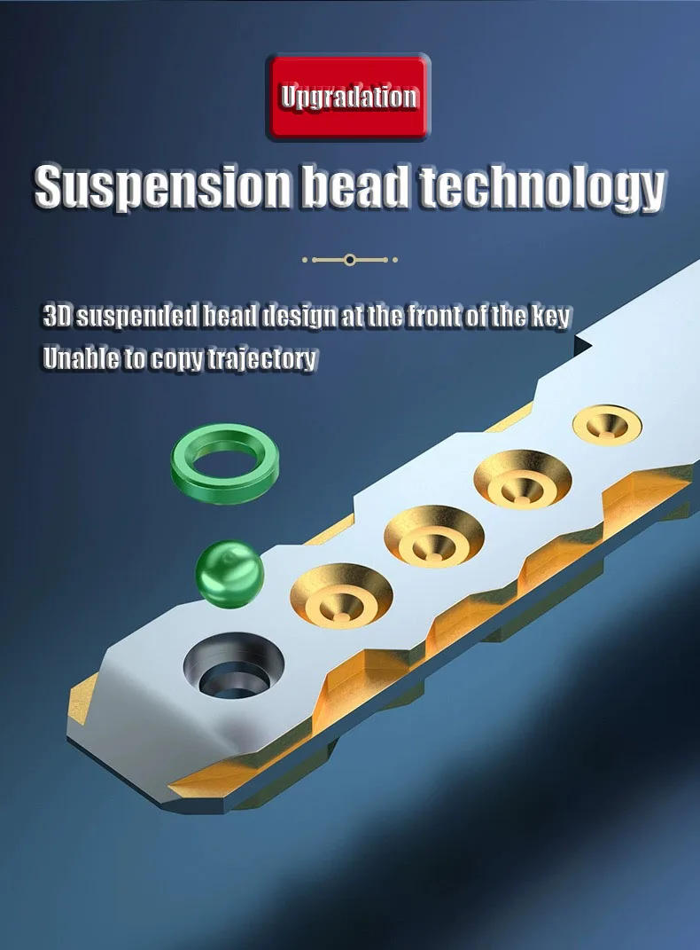 Description Picture 5 of itemEuropean standard 8 keys cylinder,Outdoor door locks, cylinder locks for entry doors, Cylinder door lock Door lock core