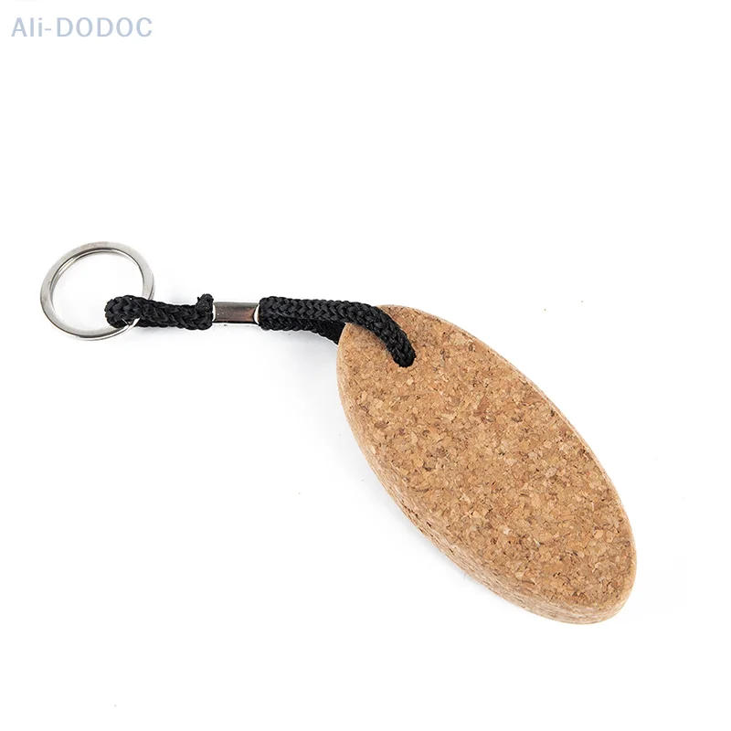Description Picture 6 of item1Pc Cork Ball Keychain Floating Buoy Holder for Water Sports Beach Rowing Boats