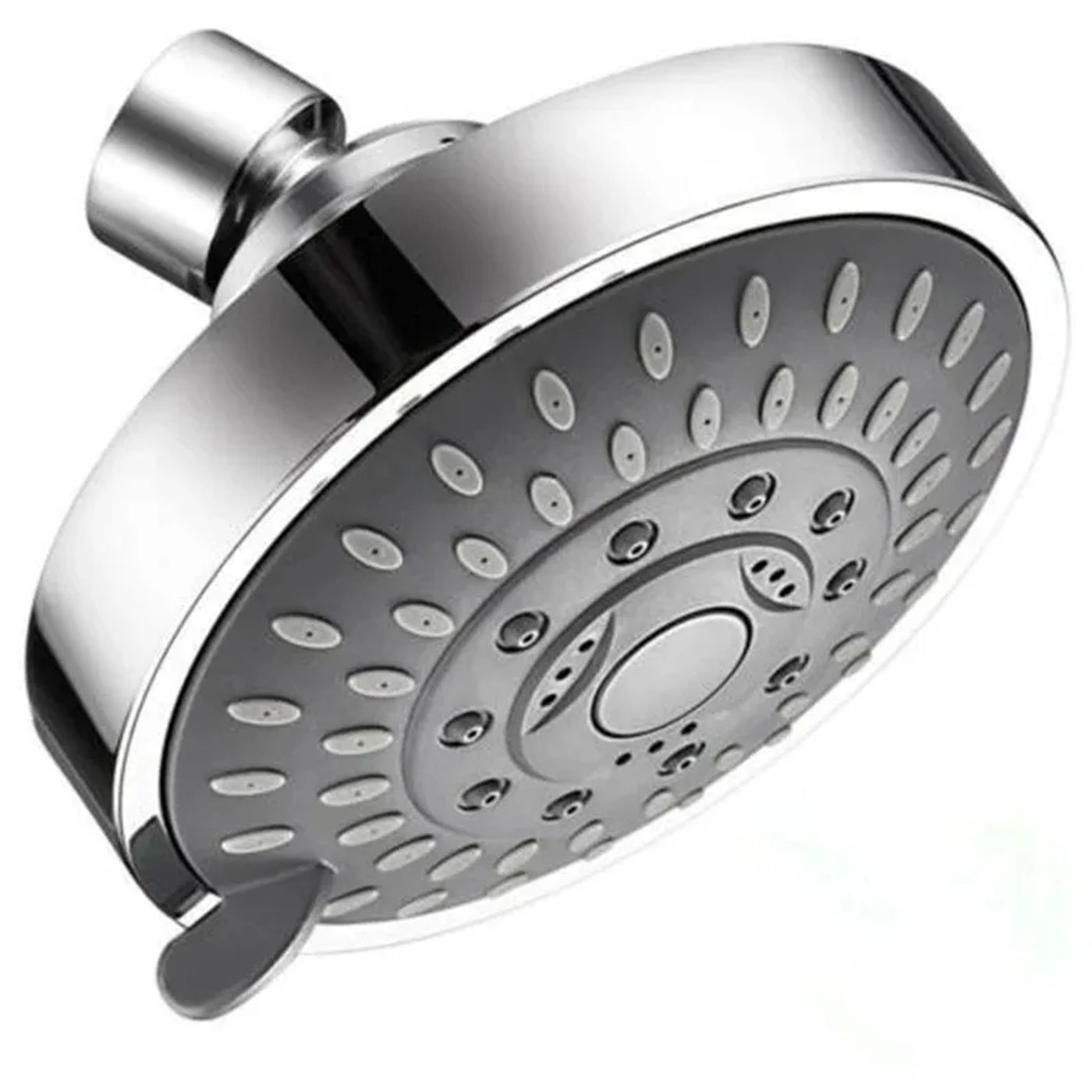 Description Picture 4 of item4Inch High Pressure Shower Head Sprayer 5 Modes Adjustable Rainfall Shower Head spray copper ball nozzle Faucet Replacement Part