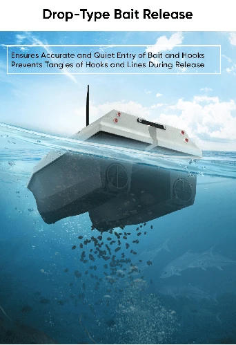 Description Picture 5 of itemMBLN Dual Battery System 12V High Power 500m Remote Control Bait Boat Load 2kg Trawl Unhooking 3 Speed Adjustable Speed Fishing