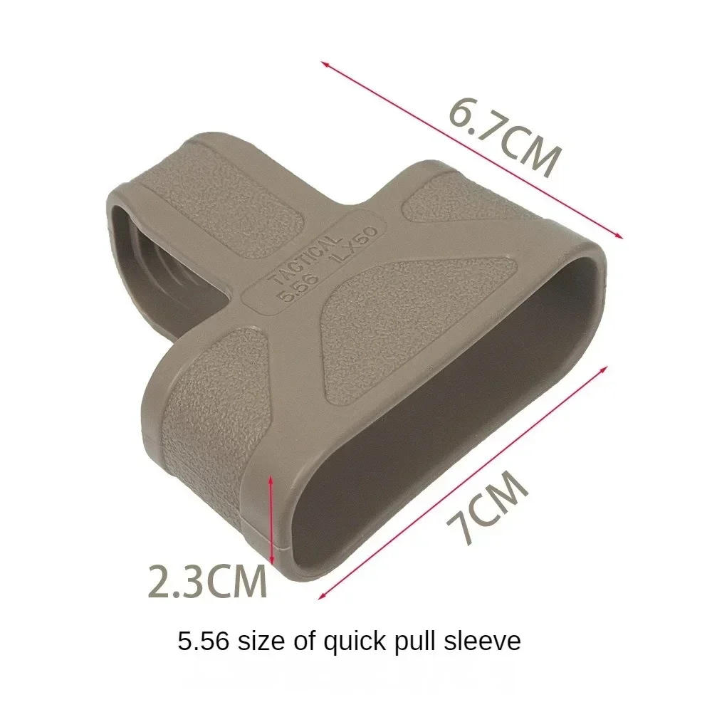 Description Picture 6 of itemHunting 5.56 Fast Magazine Rubber Holster Mag Pull Assist Cage Loops NATO Skull M4 M16 AR15 Paintball Airsoft Gun Accessories