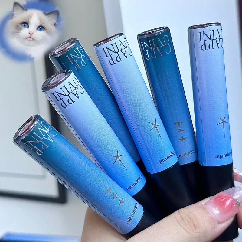 Description Picture 3 of itemMoonlight Velvet Matte Smoky Purple Lip Mud Nude Pink Lipstick Moisturizing Lip Glaze Korean Waterproof Lasting Makeup Cosmetics