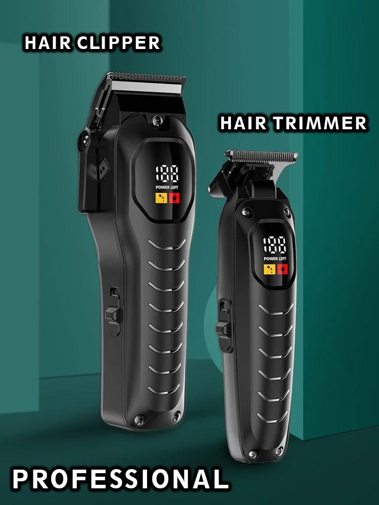Description Picture 3 of itemProfessional Hair Clipper High Speed Electric Trimmer Salon LED Display Type-c Hair Cutting Machine for Man Barber