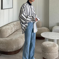 MRCYC Korean Version Of Pi Shuai Micro Speaker Washed Jeans