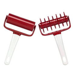 Pizza Dough Docker and Pizza Dough Roller for Pizza Pough Processing Pastry Pizza Pie Roller Rolling Pins Baking Tools