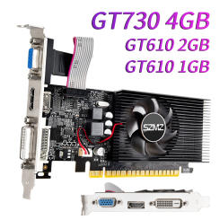 GT730 4GB DDR3 128Bit Graphics Card with HDMI-Compatible VGA DVI Port PCI-E2.0 16X Computer Graphics Video Card for Office/Home