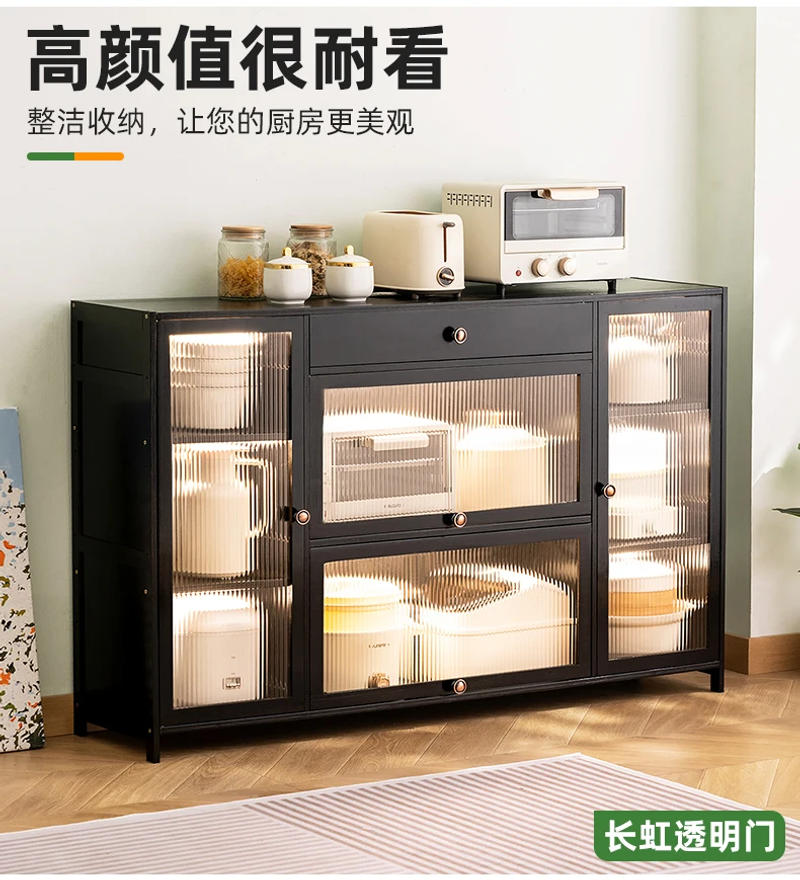 Description Picture 4 of itemAccent Nordic Kitchen Cabinet Sideboard Coffee Exquisite Storage Cabinet Buffet Cupboard Moveis Para Casa Home Furniture CY50KC