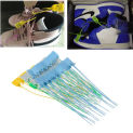 100 Pieces Disposable Plastic Wire Ties Security Seal Tamper Tags Self-Locking Signage Cable Ties for Shipping T5EF