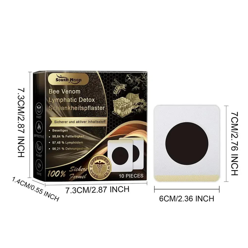 Description Picture 5 of itemBee Weight Loss Belly Slimming Patch Fast Burning Fat Detox Navel Sticker Dampness-Evil Removal Improve Stomach Bajar De Peso