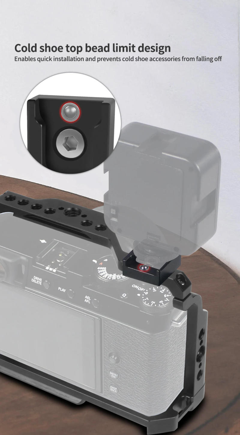 Description Picture 4 of itemQuick Release 1/4" Hot Cold Shoe Mount for DSLR Rig Video Light Camera Cage Monitor Magic Arm LED Light Flash