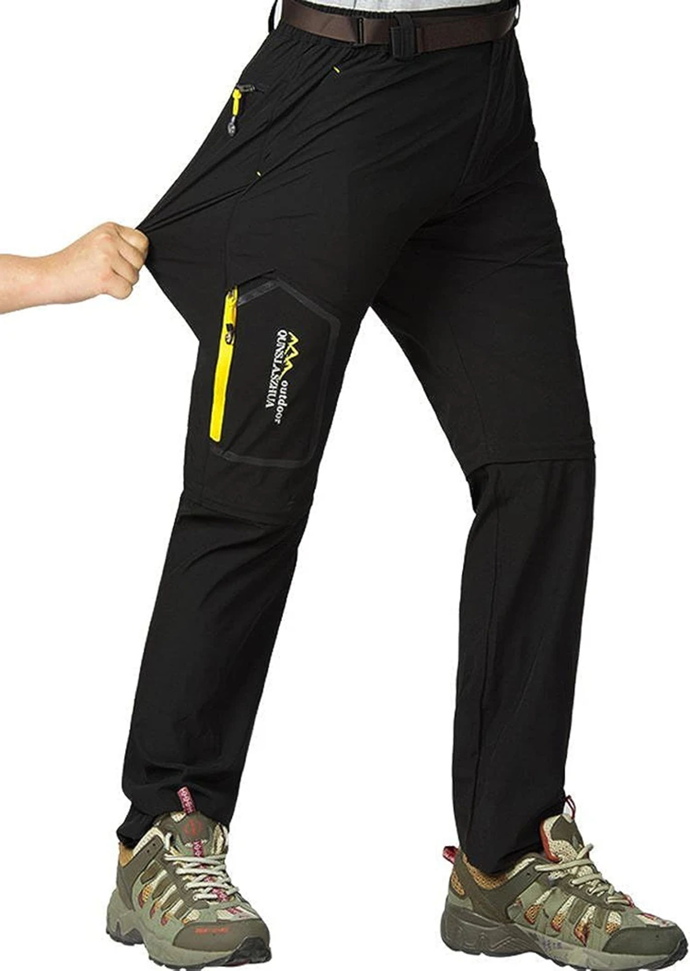 Description Picture 5 of itemSpring Hiking Tactical Pants Men Waterproof Detachable Fishing Wear Climbing Clothes Quick Dry Anti-UV Trousers