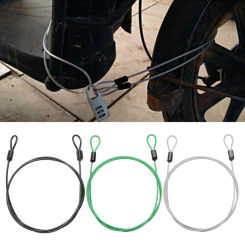 Convenient Car Clothes Versatile Outdoor Lock Durable Protective Steel Wire Rope Universal Car Lock Cover Travel Gear Innovative