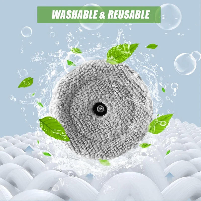 Description Picture 5 of itemMop Pads For Roborock S8 Max/S8 Maxv Ultra Robot Vacuum Cleaner Accessories Replacements Parts Rag Small Mopping Cloths