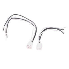 G10Q Lamp Holder With 15/25cm Long Cable Ring Lamp Plug 4pins Lamp Base Insulating Tube Ultraviolet Light Lamp Base