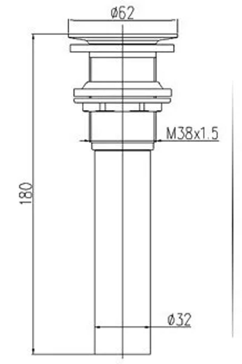 Description Picture 3 of itempolish Solid Brass Bathroom Sink shine gold Pop Up Drain With Gold Finish bathroom parts with&without overflow faucet