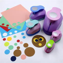 Scrapbooking Circle Punch 8/15/25/38/50mm DIY Embossing Punches  Machine Paper Cutting Color Craft Hole Punch Rounder Cutter