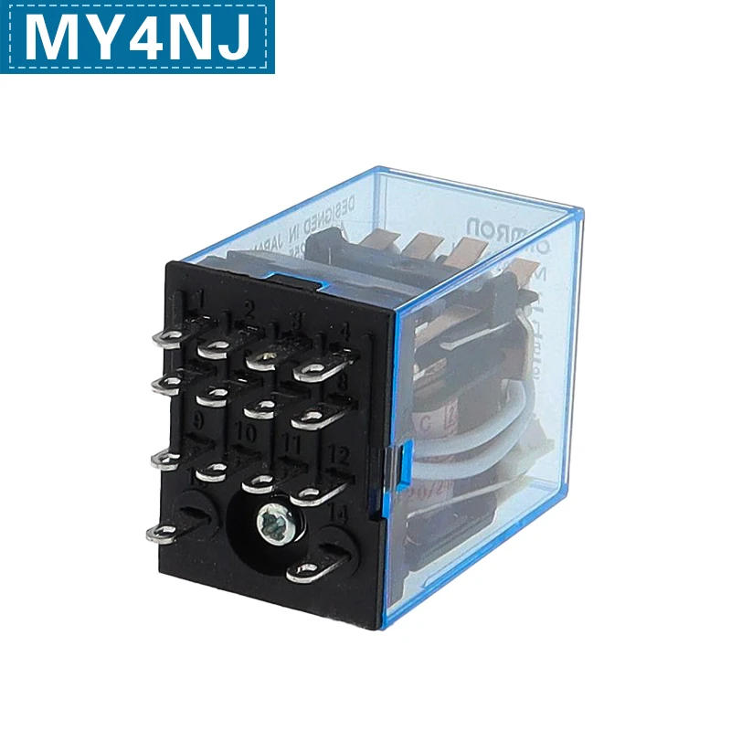 Description Picture 6 of item10PCS MY4NJ HH54P MY4N-J 14 Pin AC/DC 6V 12V 24V 36V 48V 110V 220V Mini Relay Intermediate Electromagnetic Relay