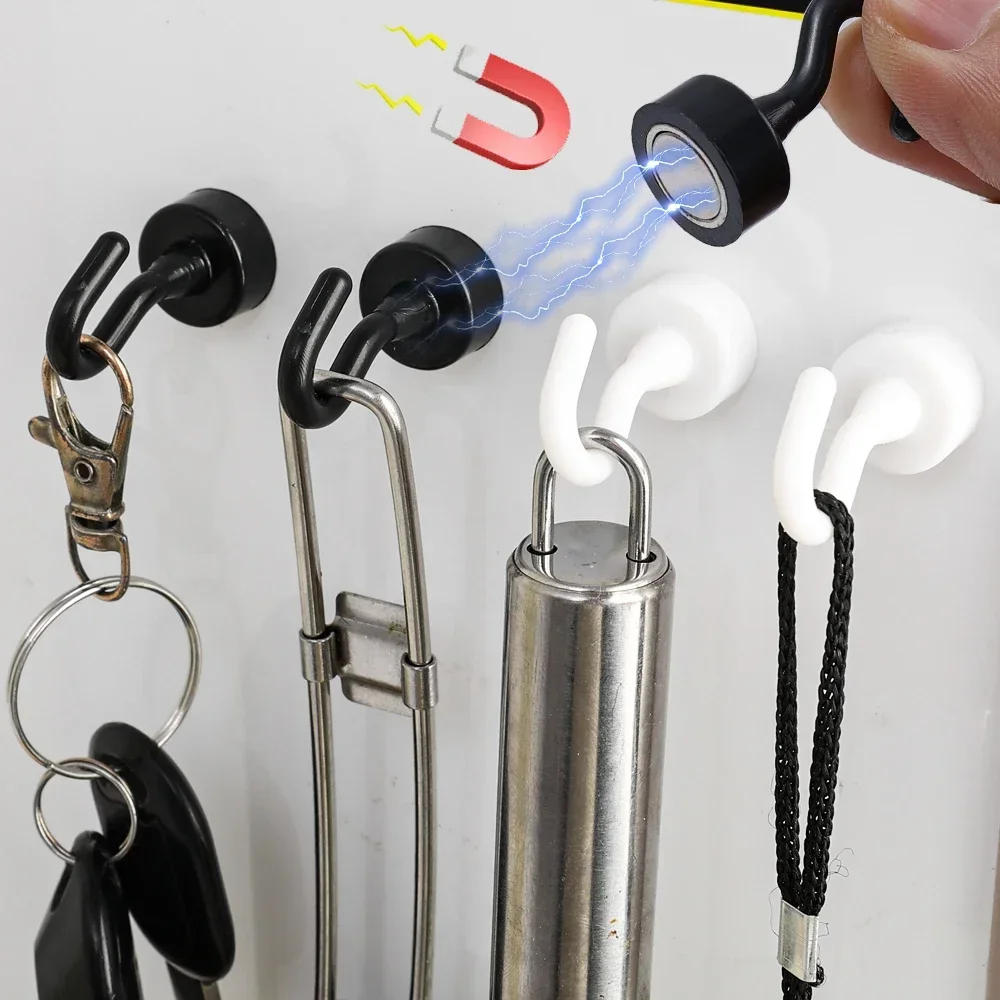 Description Picture 5 of itemSuper Strong Powerful Neodymium Magnet Hook Salvage Magnet Sea Fishing Equipments Holder Pulling Mounting Pot with Ring Hooks