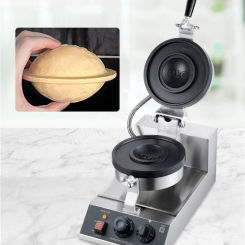 Electric 110V 220V UFO Hamburger Maker Sandwich Press Round Burger Maker UFO Burger Machine Ice Cream Hamburg Maker