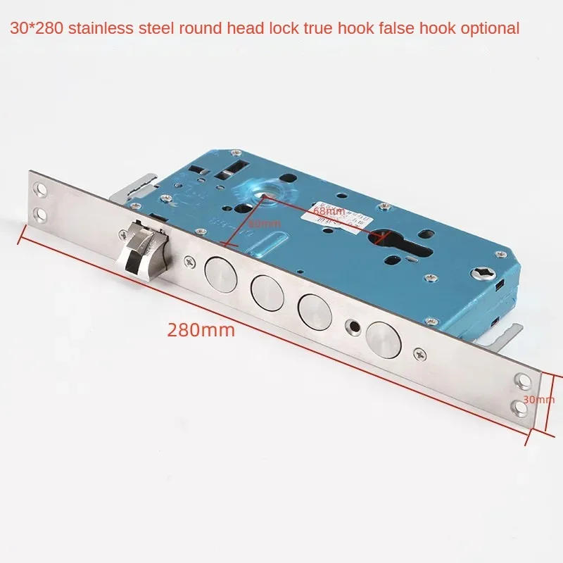 Description Picture 6 of itemIntelligent Lock Body, 60x68 all size Stainless steel Double active and double fast extended fingerprint lock body