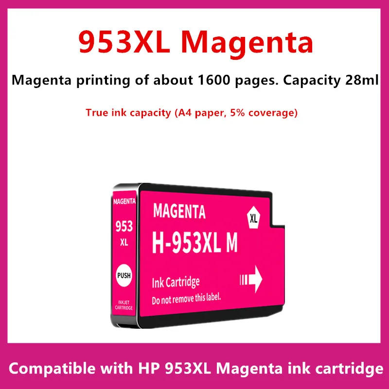 Description Picture 5 of item953XL Ink Cartridges Replacement for HP953 953 XL Compatible with HP Officejet Pro 7720 7730 7740 8710 8715 8718 8720 Printer
