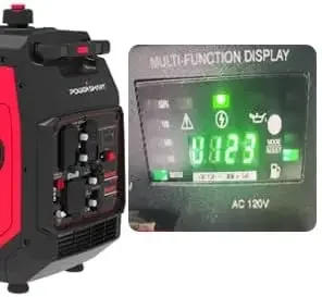 Description Picture 3 of item4500-Watt Super Quiet Inverter Generator, Portable Generator Gas Powered with Electric Start, CO Sensor, RV-Ready