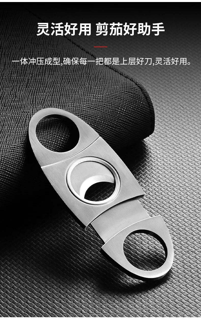 Description Picture 5 of itemStainless Steel Cigar Cutter Metal Guillotine Cigar Scissors Gift  Portable Smoking Accessories For Man cool gadgets