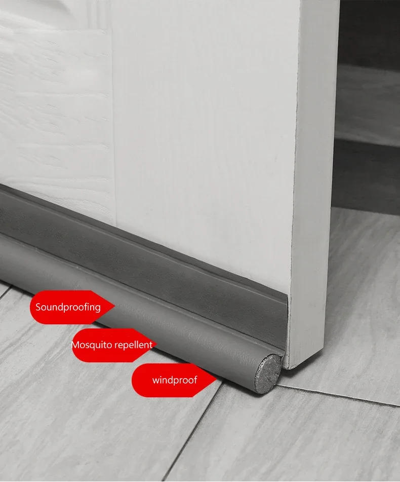 Description Picture 4 of itemDoor Bottoom Draft Stopper Weather Stripping Door Sweep Under Door Draft Blocker Insulator Weatherstrip House Acoustic Foam