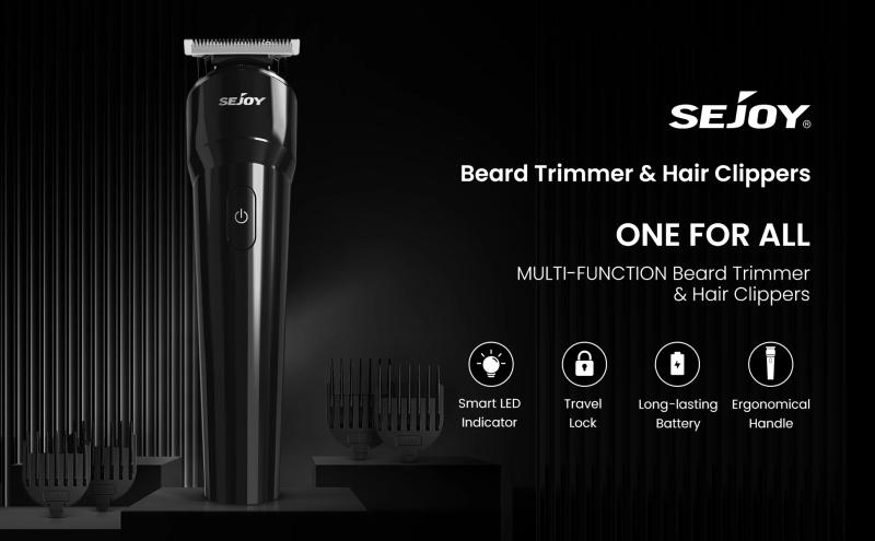 Description Picture 2 of itemSejoy Original Hair Clipper Professional Barber Hair Trimmer Rechargeable Hair Cutting Machine Adjustable Men's Haircut Clipper