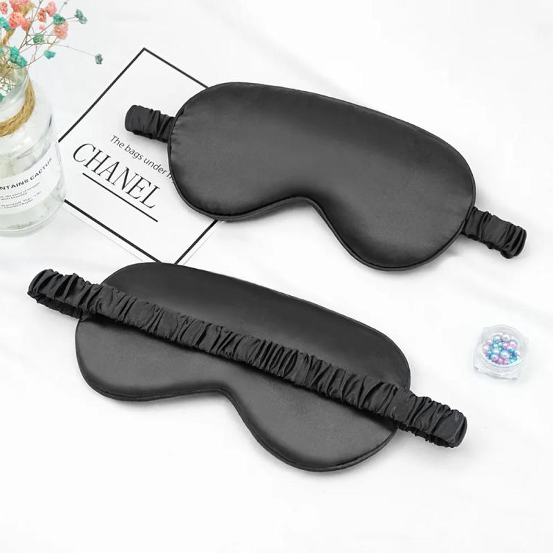 Description Picture 5 of itemImitated Silk Eye Patch Shading Sleep Eye Mask Eyepatch Travel Relax Cover Eyeshade Health Sleeping Shield Eye Care Tools