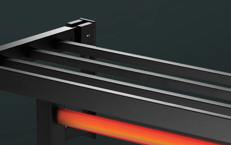 Description Picture 4 of itemNew Intelligent Electric Towel Warmer Heated Towel Rail Antibacterial Disinfection Wall Mounted Space Aluminum Towel Dryer Rack