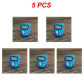 Blue 5PCS