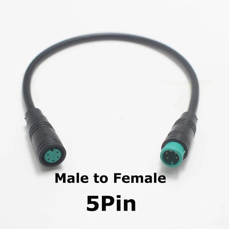 Description Picture 6 of item1Pcs 20/100cm M6 male to female Plug Extension Cable 2 3 4 5 6 Pin Electric Bicycle Waterproof for Display Copper Wire