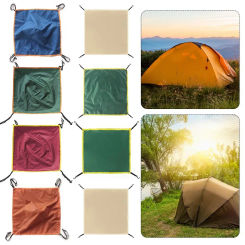 3-4 Person Fly/Durable Hammock Cover Lightweight Waterproof Tent Tarp Cover Rainproof Tent Cover Outdoor Camping Sun Shelter