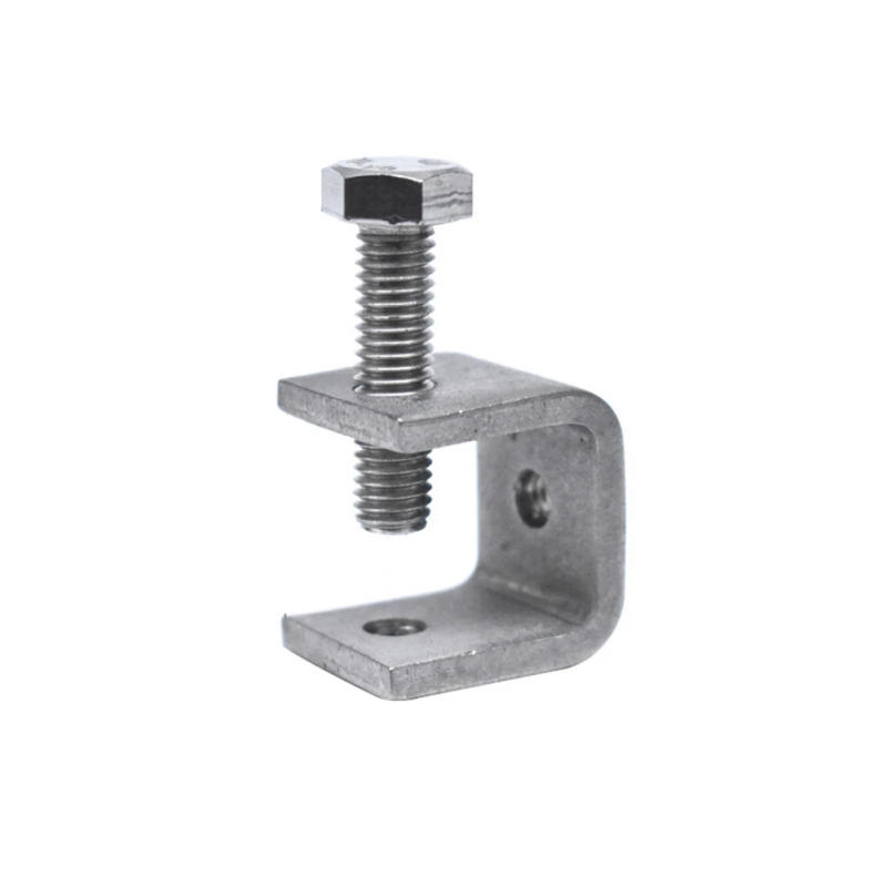 Description Picture 6 of item4Pcs Steel Pipe Square Clamp Pull Ring Adjustable Fixed Holder Clip Multi-Function Hardware Fasteners