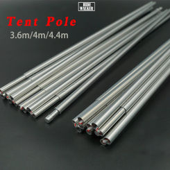 Replacement Tent Pole 8mm Aluminum Tent Rod 3.6m 4m 4.4m Outdoor Camping Fibreglass Tent Frame Repair Accessory