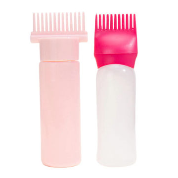 2 Pieces Comb Applicator Bottles Bottles Hair Dye Bottle Brushes for Home