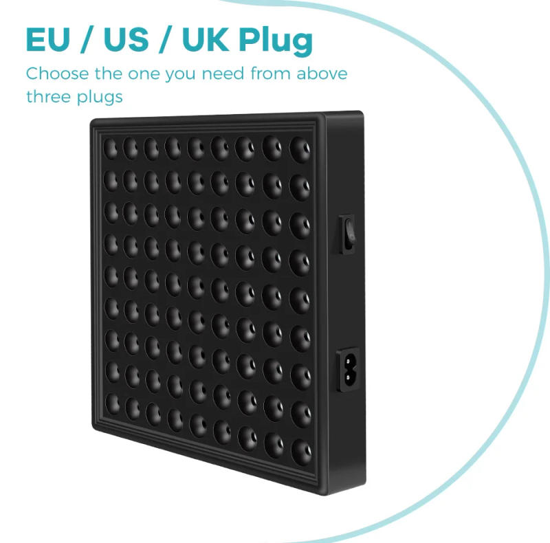 Description Picture 5 of itemFull Spectrum LED Grow Light 220V/110V Sunlight UV IR Hydroponic Plant Fill Lamp Greenhouse Tent Seeds Growth Cultivation Lamps