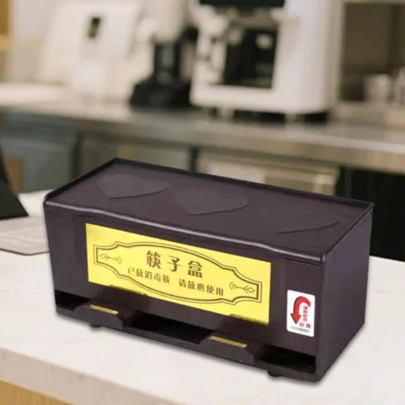 Description Picture 4 of itemChopstick Storage Box Straw Storage Box Compact Pressing Type Container