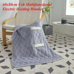 60x80cm Usb Multifunctional Electric Blanket Heating Blanket Office Lunch Break Heating Pad Hand Warmer Perfect Christmas Gift