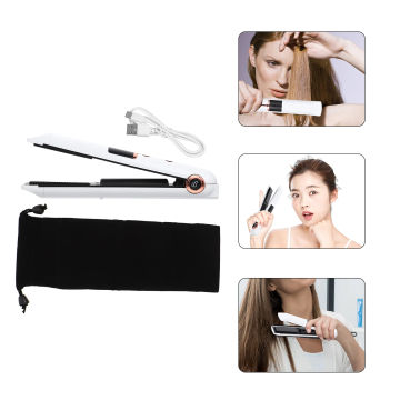 Curling Iron Adjustable Temperature Hair Rollers Professional Straightening Tool Curler Wireless