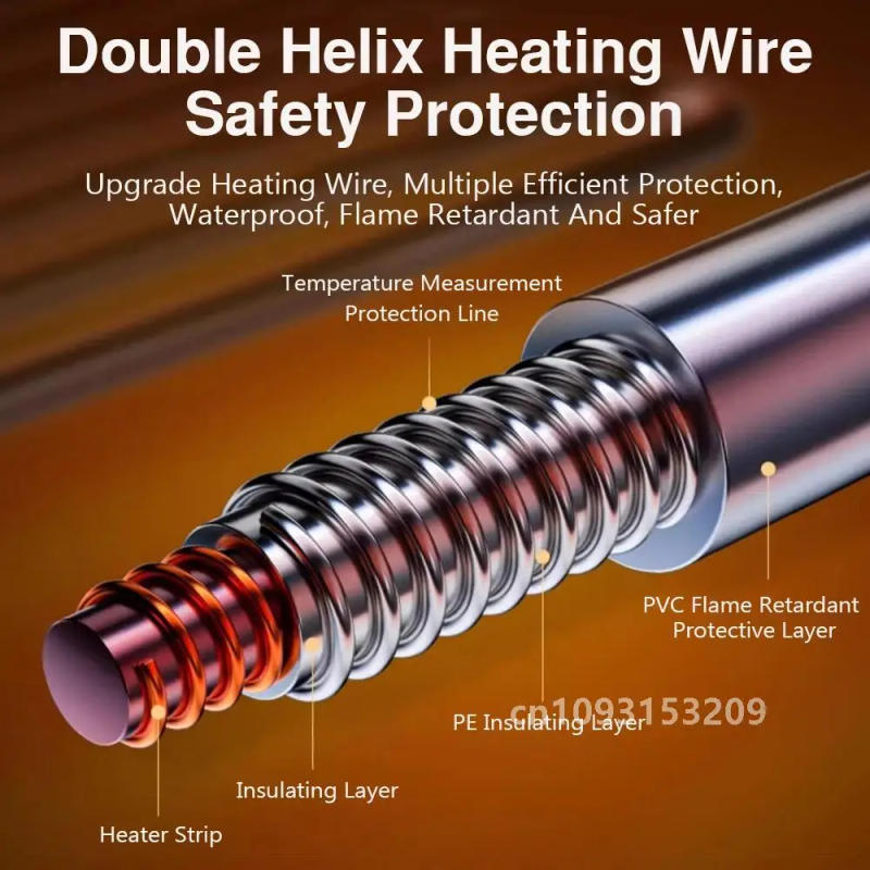 Description Picture 6 of item220V Electric Blanket Sheet Intelligent Control Thicken Security Electric Heating Thermostat Blanket Body Warm Electric Mattress