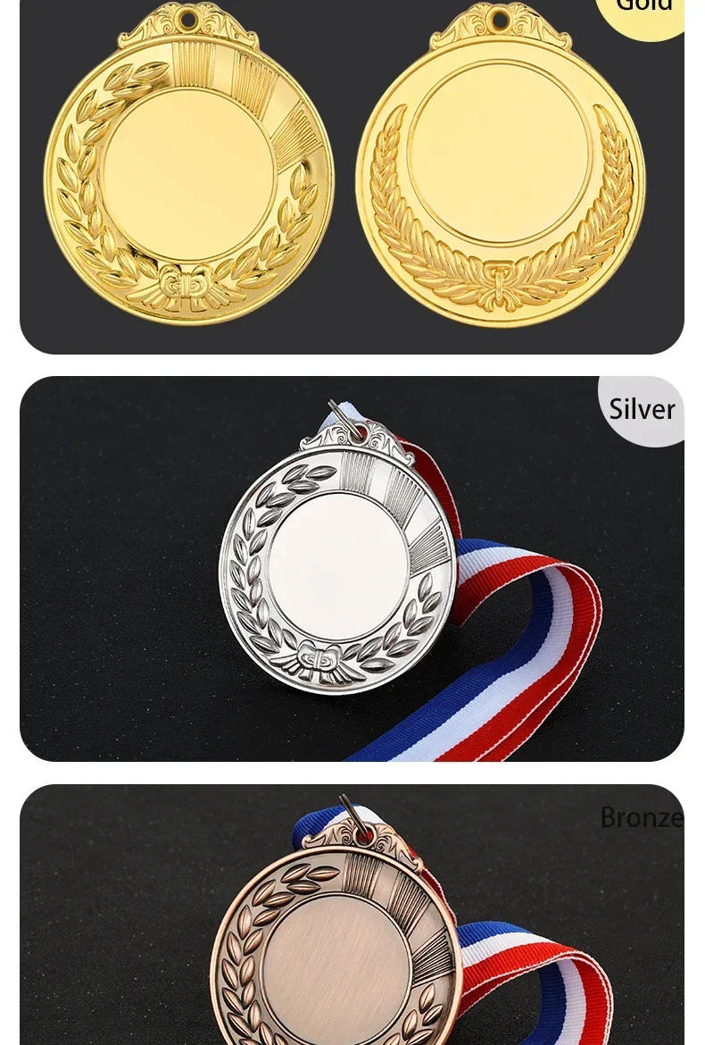 Description Picture 6 of itemFree Customized Color Printed or Engraved 65MM Metal Medal Award Medals Game Medals Sports Competition Winner Medals Souvenir
