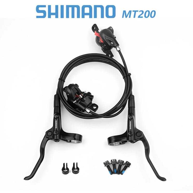Description Picture 3 of itemShimano MT200 MTB Hydraulic Disc Brake Front Rear Mountain Bike Brakes 2 Piston Bicycle Hydraulic Brake Cycling Parts