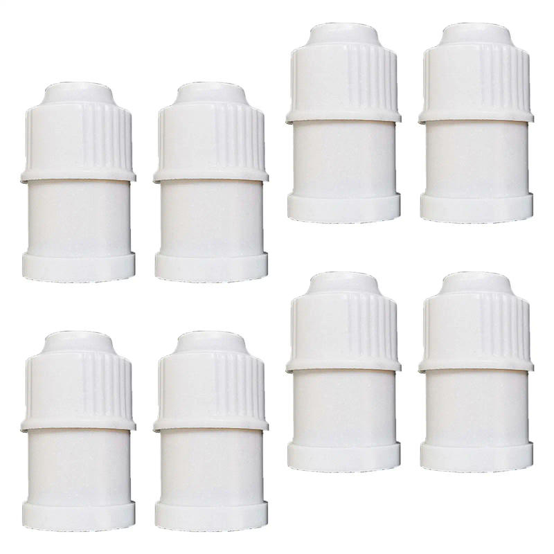 Description Picture 2 of item8 Pieces E27 Socket Adapter Heat Resistant Home Lighting Accessories LED Lamp Holder Screw Light Bulb Socket Lamp Adaptor