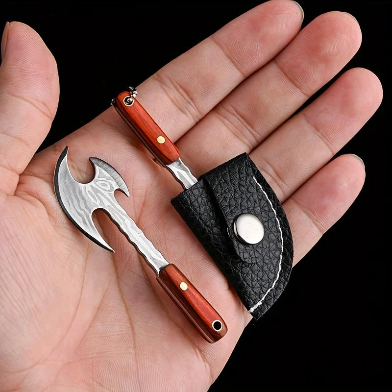 Description Picture 6 of itemMini Axe Unwrapping Package Keychain Small Vegetable Knife Carrying Knife ECD Mini Gift Knife Unwrapping Express Knife