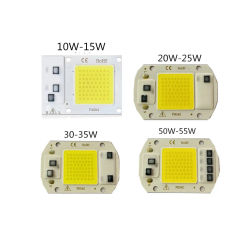 20PCS LED COB 10W 20W 30W 50W Chips Beads Light Lamps AC 220V 110V IP65 Blub Smart IC No Need Driver DIY Flood Light  Spotlinght