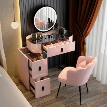 Vanity Drawer Dressing Table Bedroom Cosmetic Women Shelf Wooden Luxury Dressing Table Closet Schminktisch Toilet Furniture