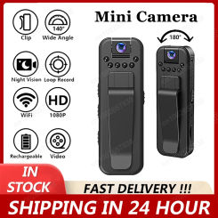 HD 1080P Video Surveillance Camcorder With Back Clip Infrared Night Vision Small Body Camera Outdoor Police DV DVR Mini Camera