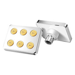 High Pressure Mini Rainshower Head Large Water Flow Rainfall Shower Head Water Saving Bathroom Accessories Showerhead